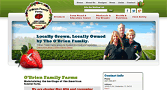 Desktop Screenshot of obrienfamilyfarms.com